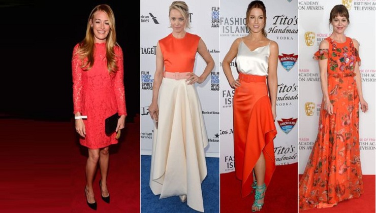 Look hot in orange like Cat Deeley, Rachel McAdams, Kate Beckinsale and Helen McCrory this Summer