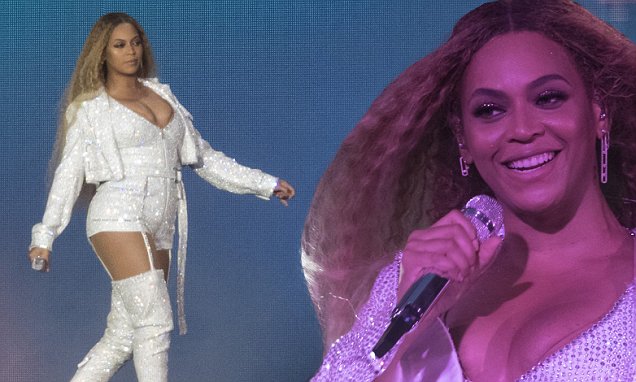 Beyonce puts on sexy display in Milan as she continues On the Run II World Tour with Jay Z